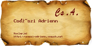 Császi Adrienn névjegykártya
